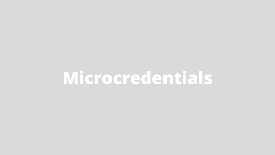 Microcredentials