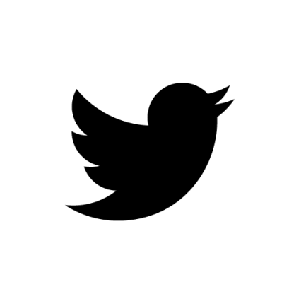 Twitter logo transparant